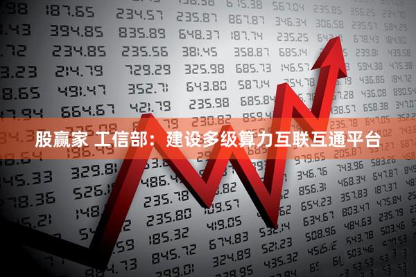 股赢家 工信部：建设多级算力互联互通平台