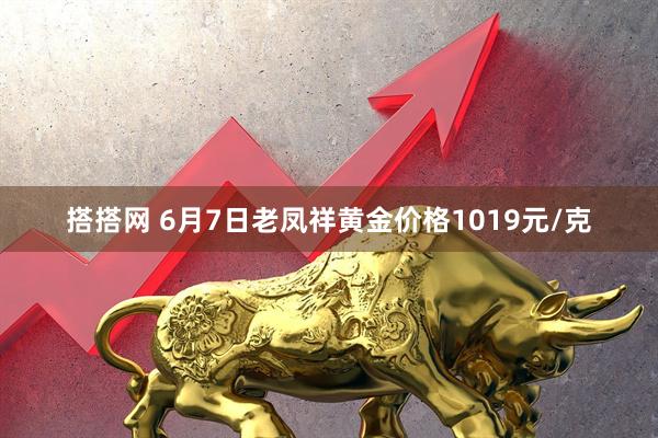 搭搭网 6月7日老凤祥黄金价格1019元/克