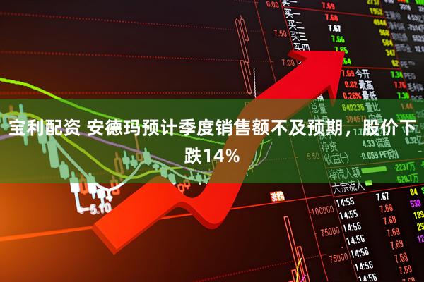 宝利配资 安德玛预计季度销售额不及预期，股价下跌14%